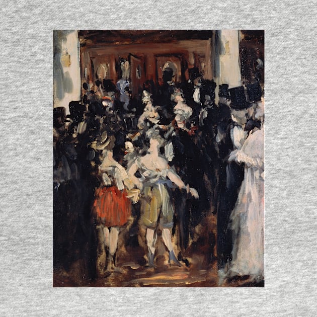 Masked Ball at the Opera by Edouard Manet by Classic Art Stall